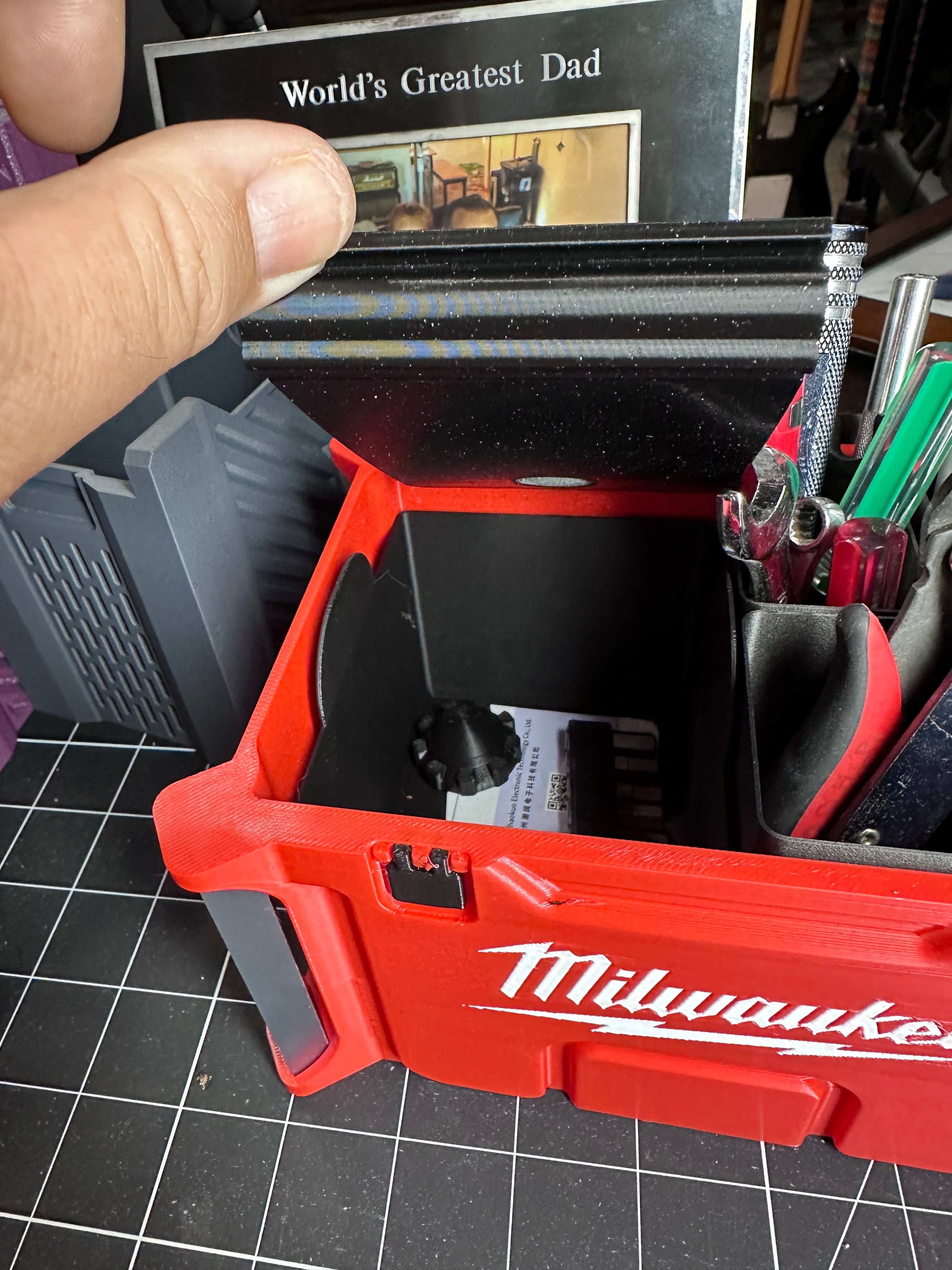 Milwaukee bureau-organizer in Packout-stijl