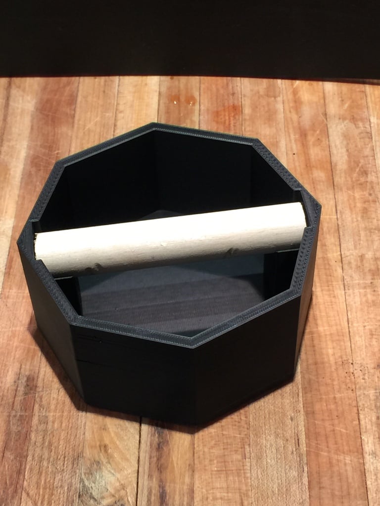 Praktische Espresso Knock Box voor koffiedik