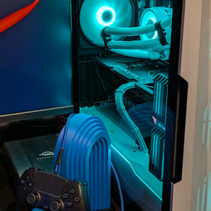 Moderne controllerstandaard met golfontwerp voor gaming
