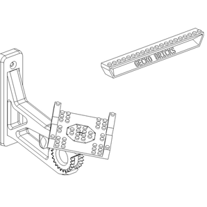 Wandmontage voor LEGO Republic Gunship 75021