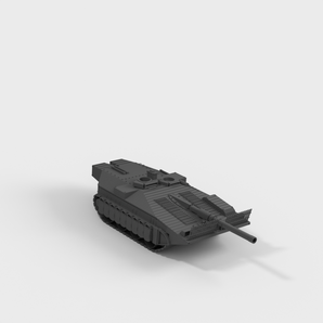 Stridsvagn 103 Zweedse S-Tank tank miniatuur