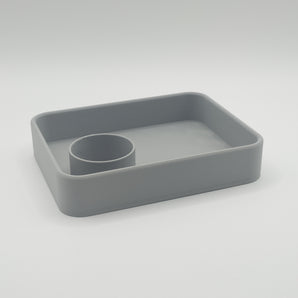 Minimalistische schaal voor sleutels en munten