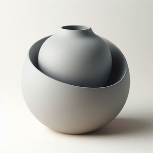 Minimalistische Designer Schaal Vaas voor in Huis