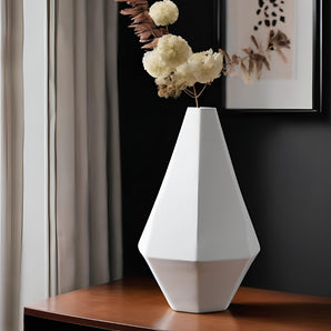 Kanten minimalistische vaas voor modern interieur
