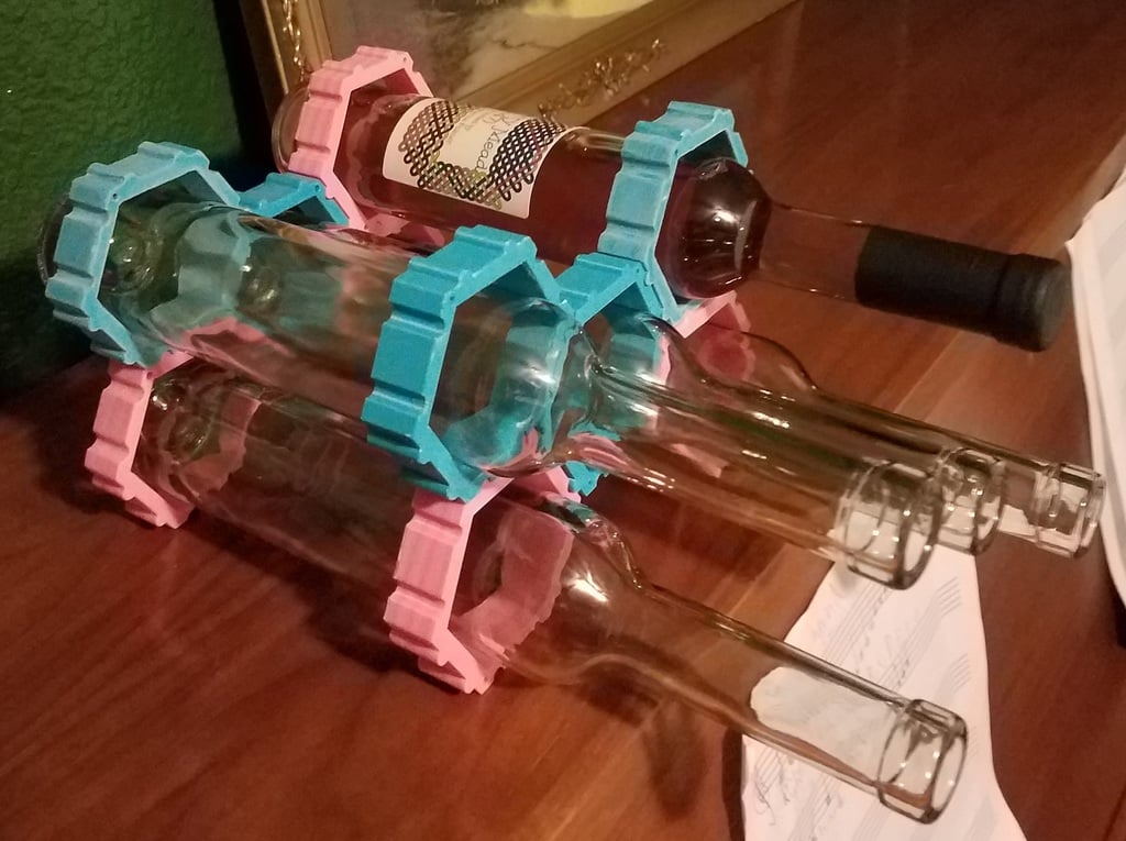 Modulaire wijnrek voor 375ml flessen