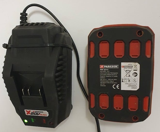 Parkside X20V Wandmontage voor PLG 20 B1 Oplader