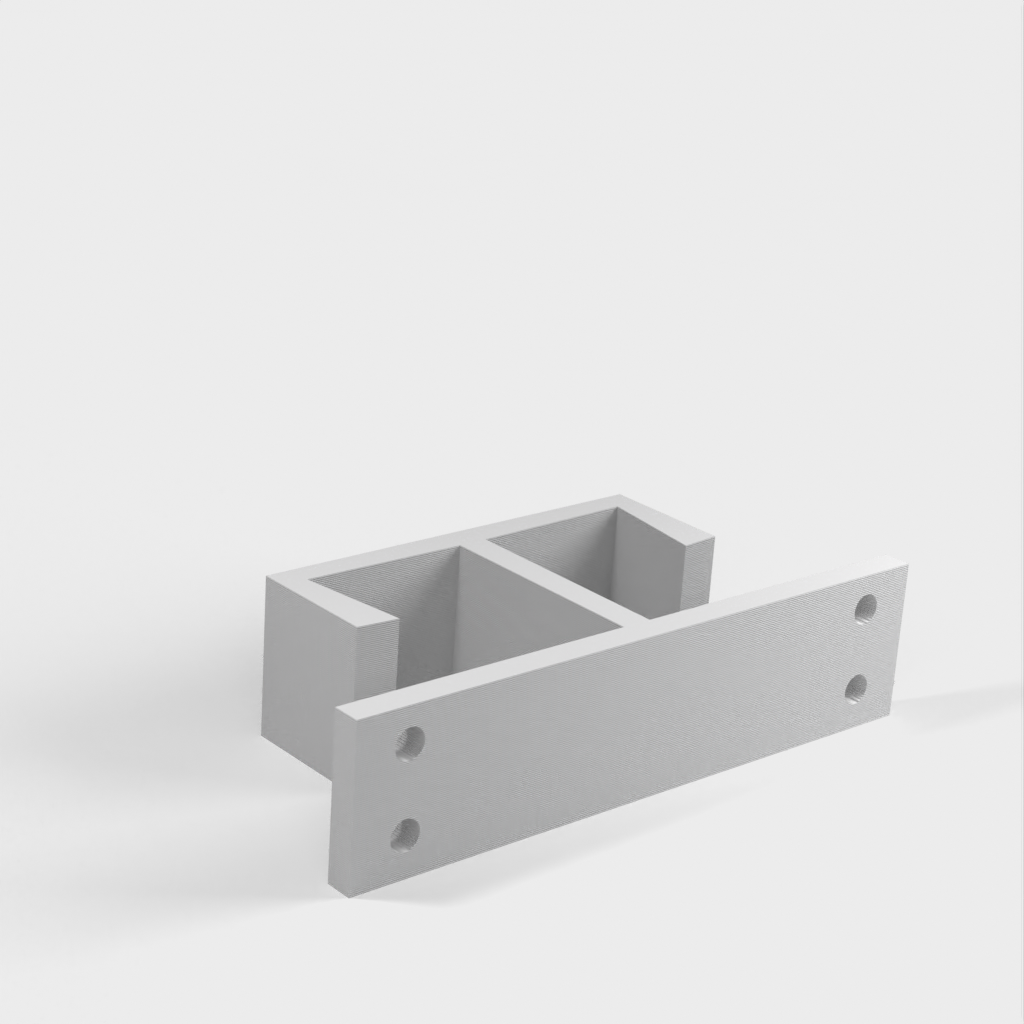 Dubbele kabelhouder voor tafel / Onder de tafel kabelhouder voor IKEA bureau