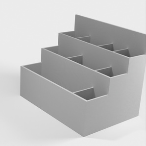 9-vaks bureau-organiser voor kantoororganisatie