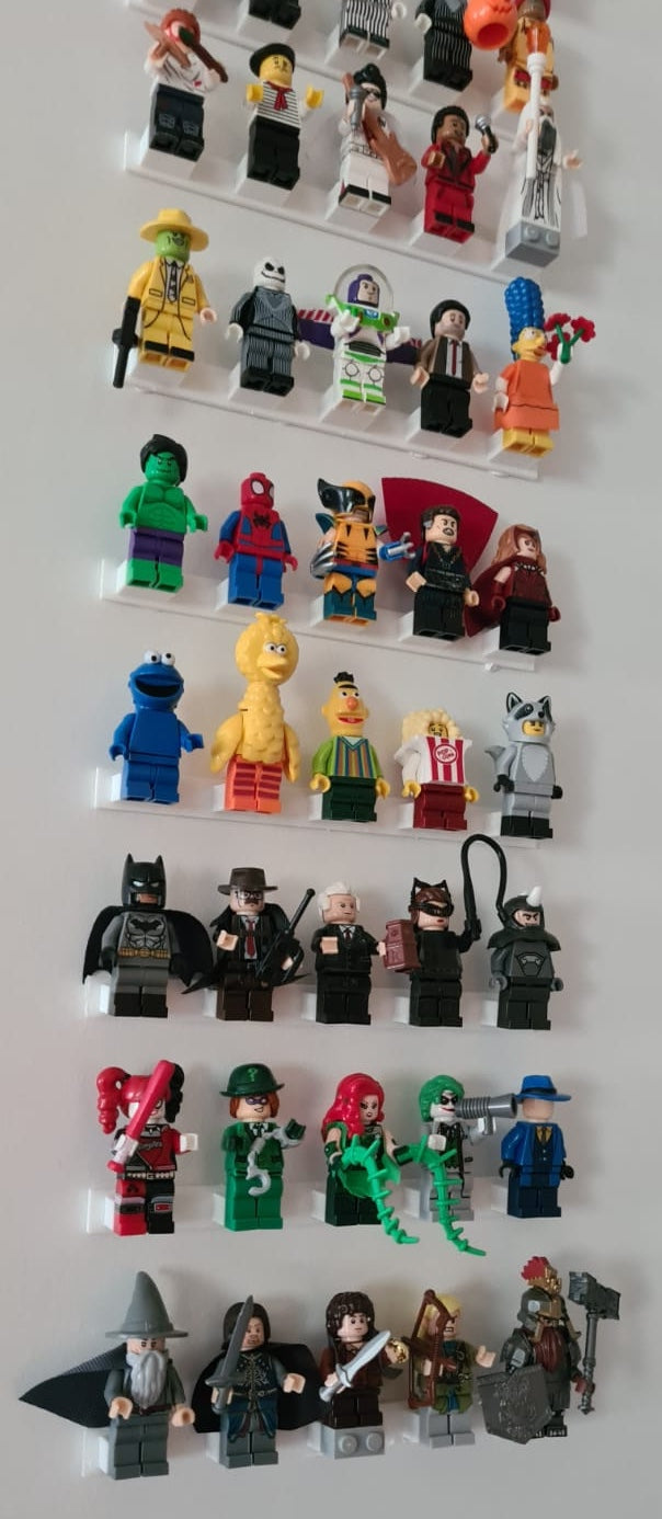 Lego Minifigure Display - Elegante tentoonstelling van uw Minifiguren