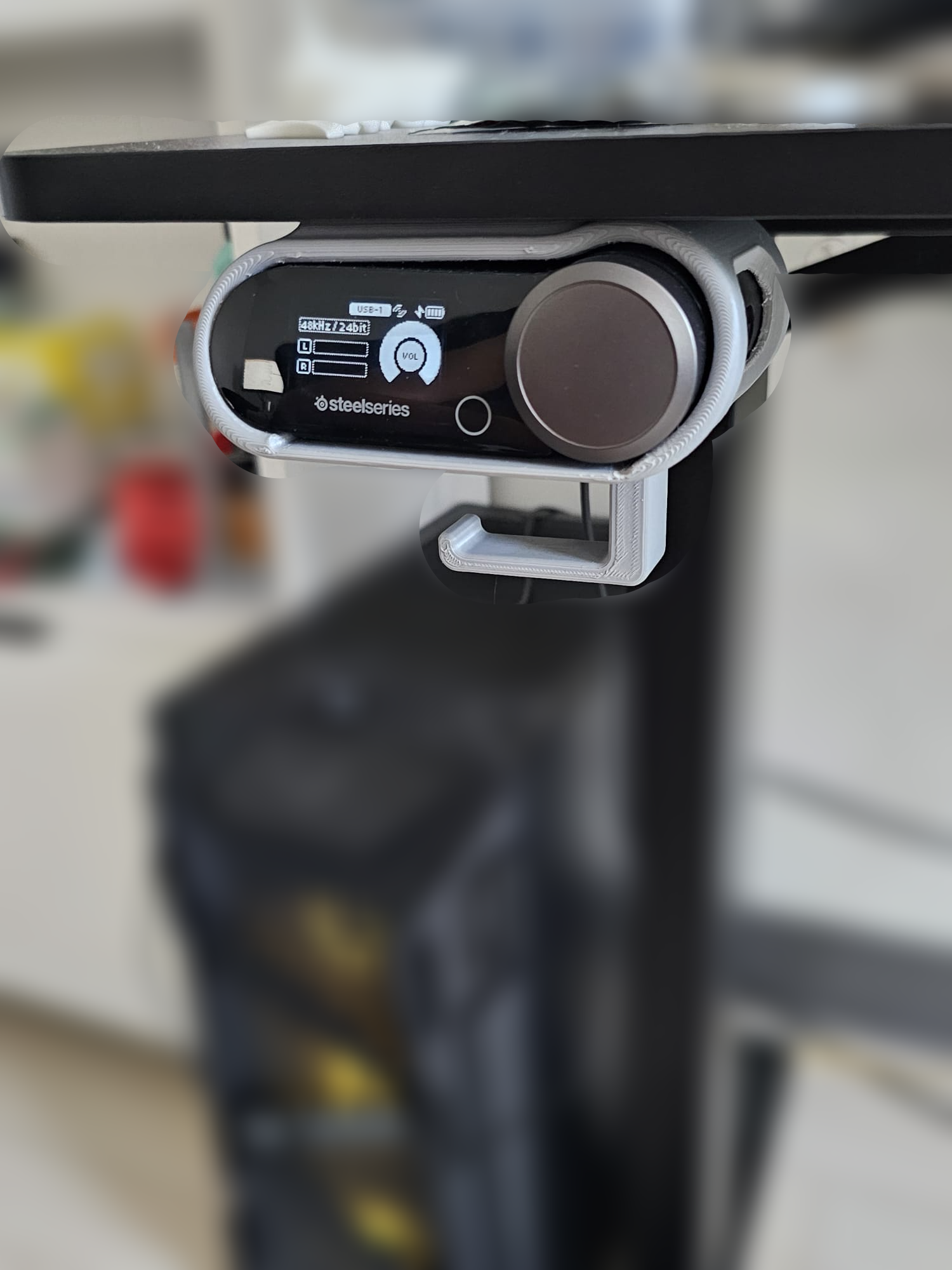 Arctis Nova Pro Hoofdtelefoonhouder voor montage onder de tafel