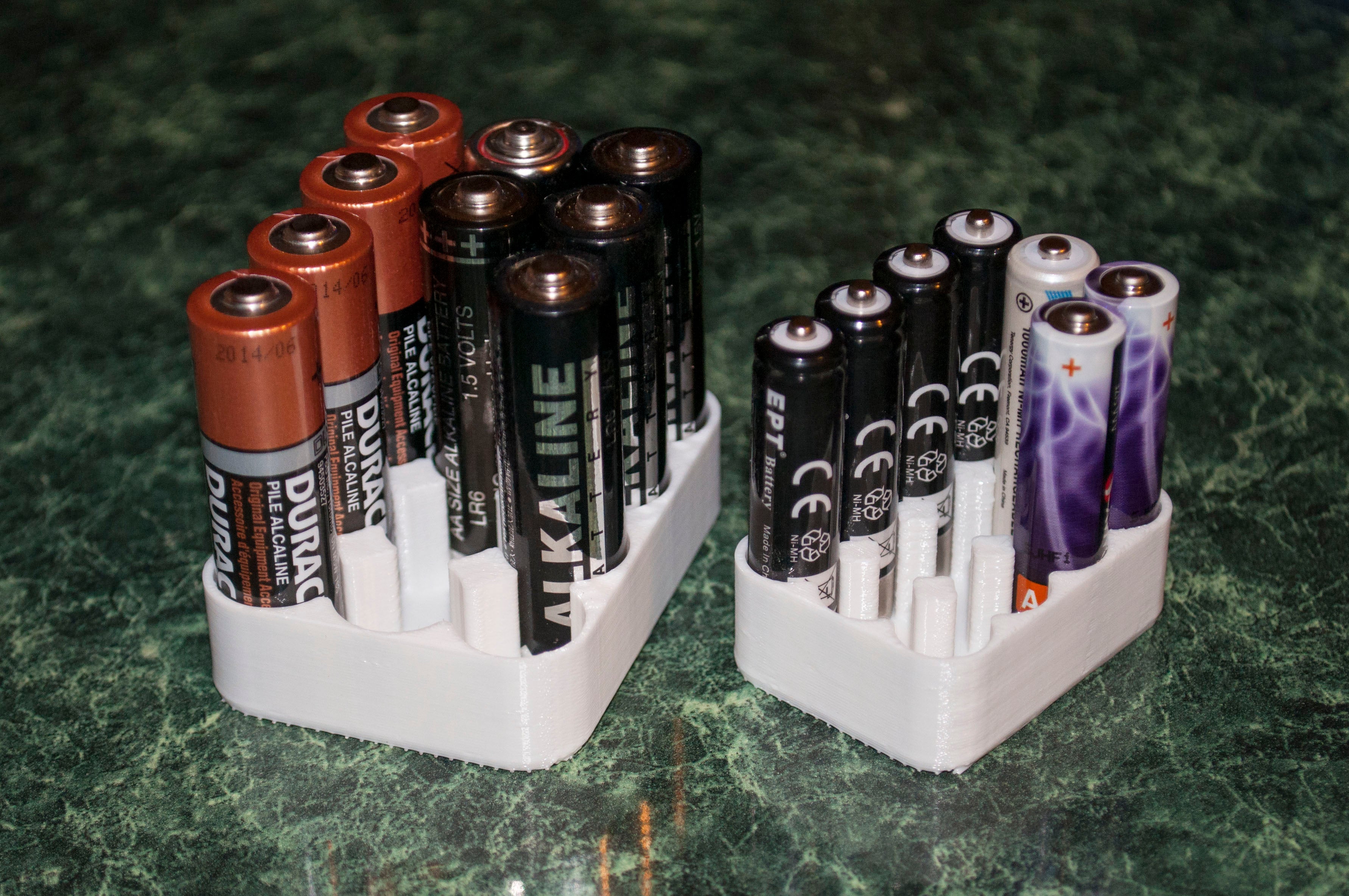 Batterijhouder voor AA-, AAA- en 18650-batterijen