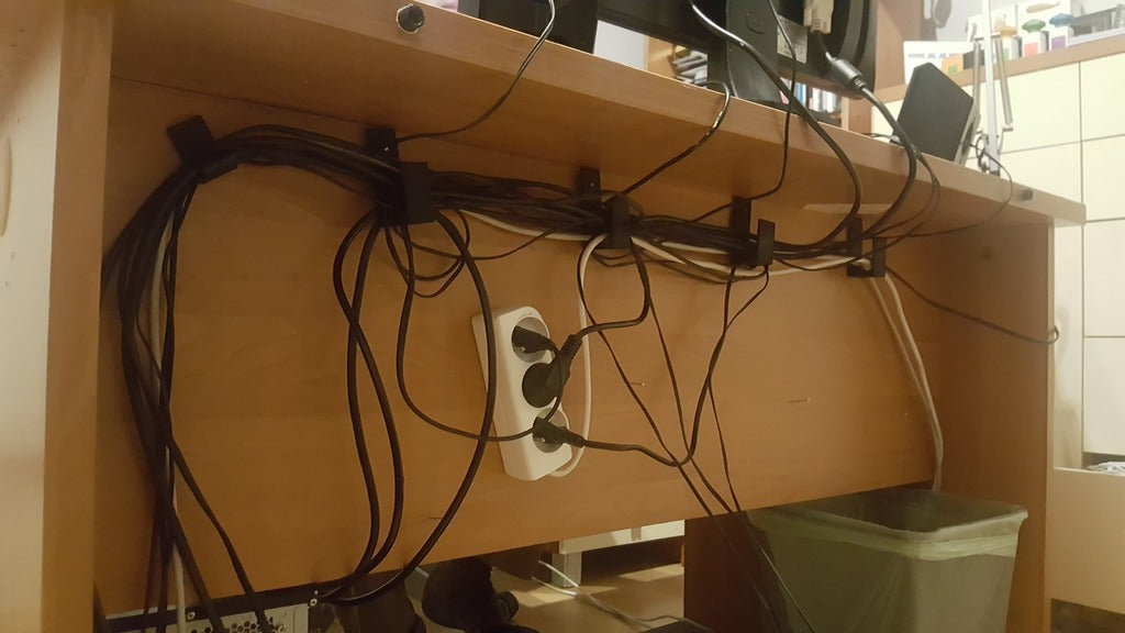 Eenvoudige kabelhouder