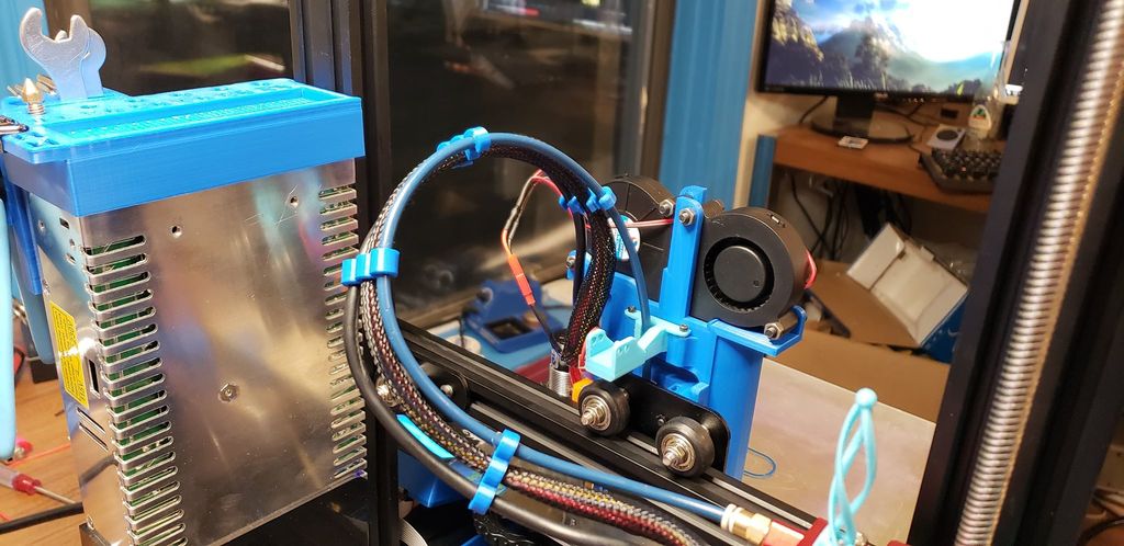 Creality Kabel- en Bowden-clips - Voor Ender 3 en CR-10 Serie