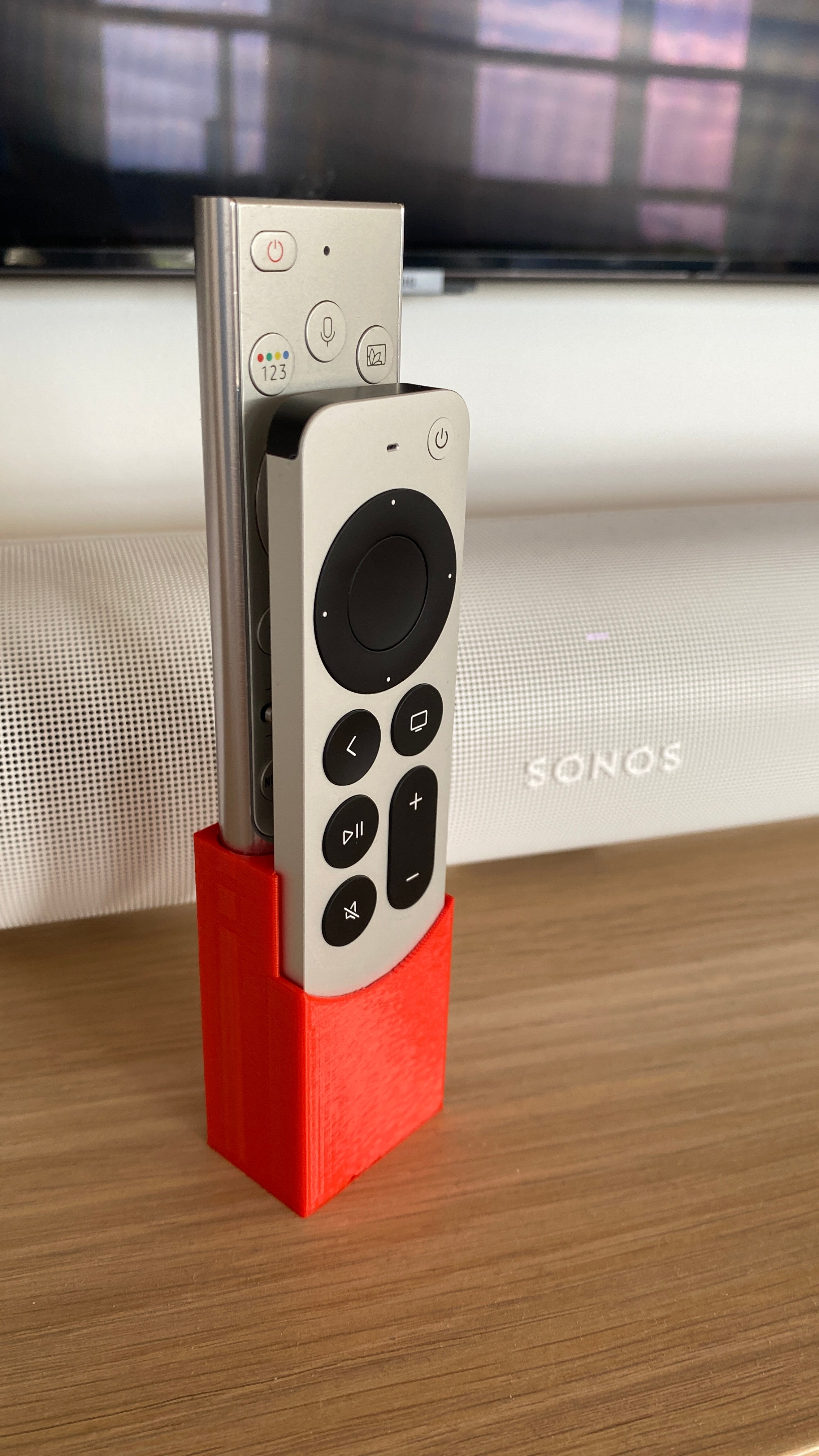 Wandmontage voor Apple TV (2021) en Samsung TV-afstandsbediening