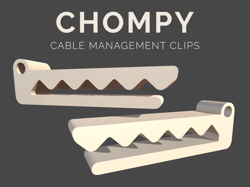 Chompy Krokodil Kabelbeheerclip