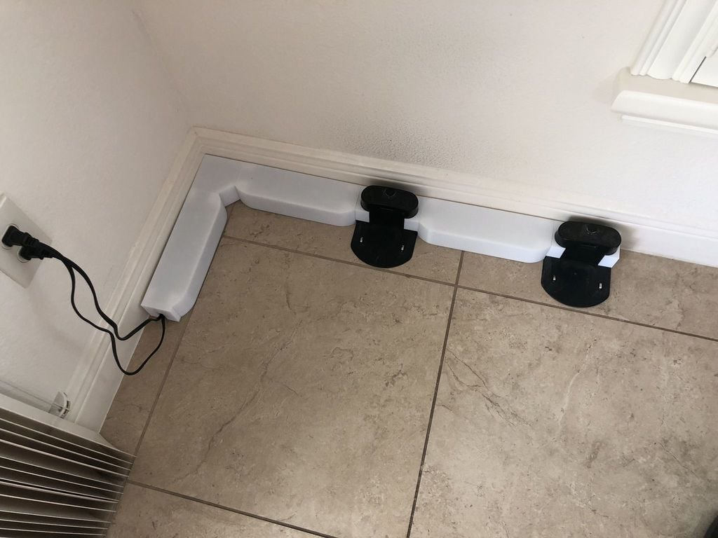 Roomba-dockingstation en kabelbeheersysteem