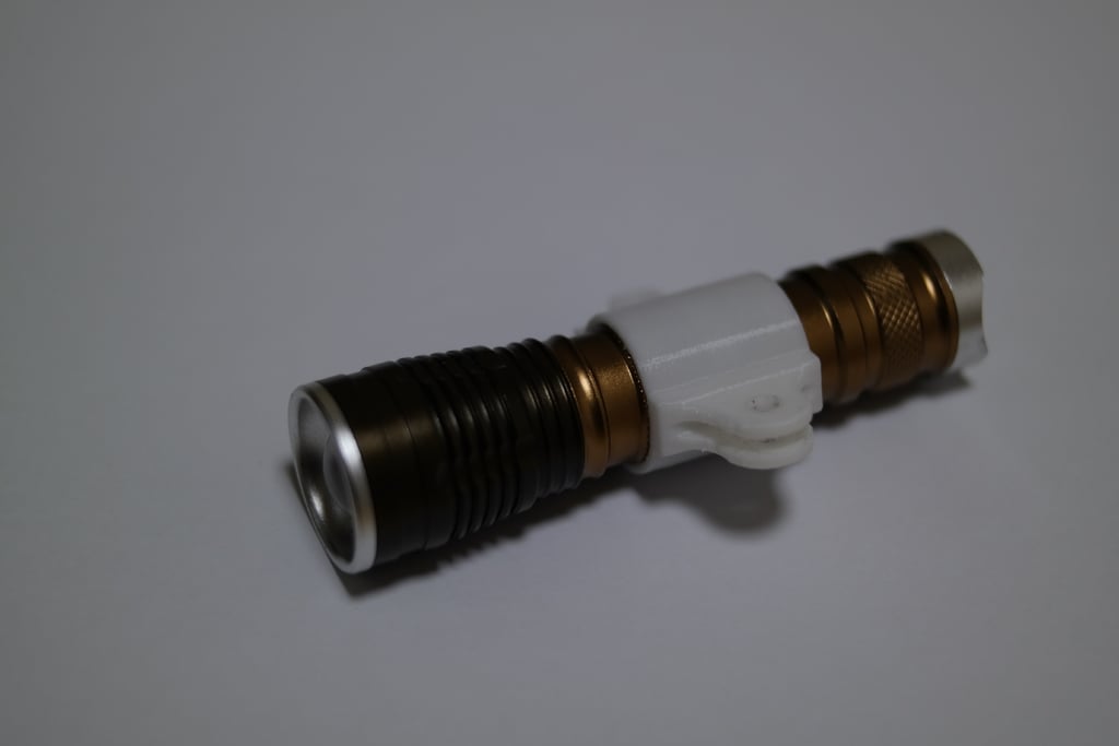 Fietslamphouder voor statiefmontage