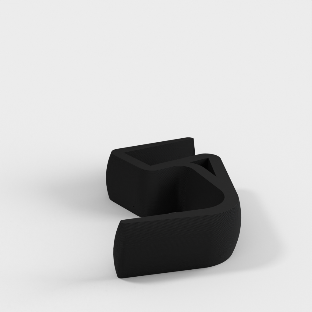 Koptelefoonhanger van 17 mm voor Ikea Bekant-bureaus