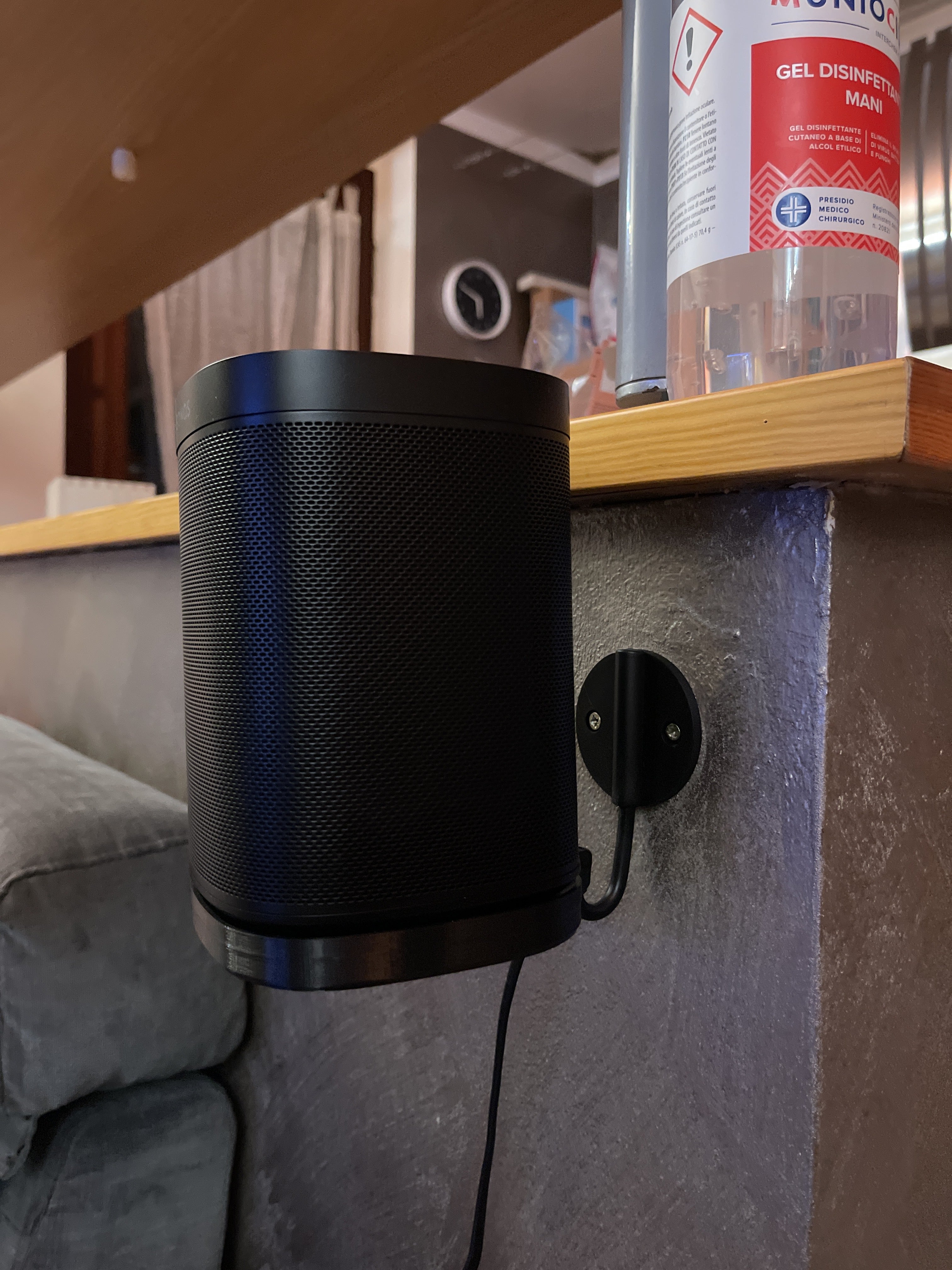 Muurbeugel voor Sonos One (2e generatie) met JBL-muurhaak