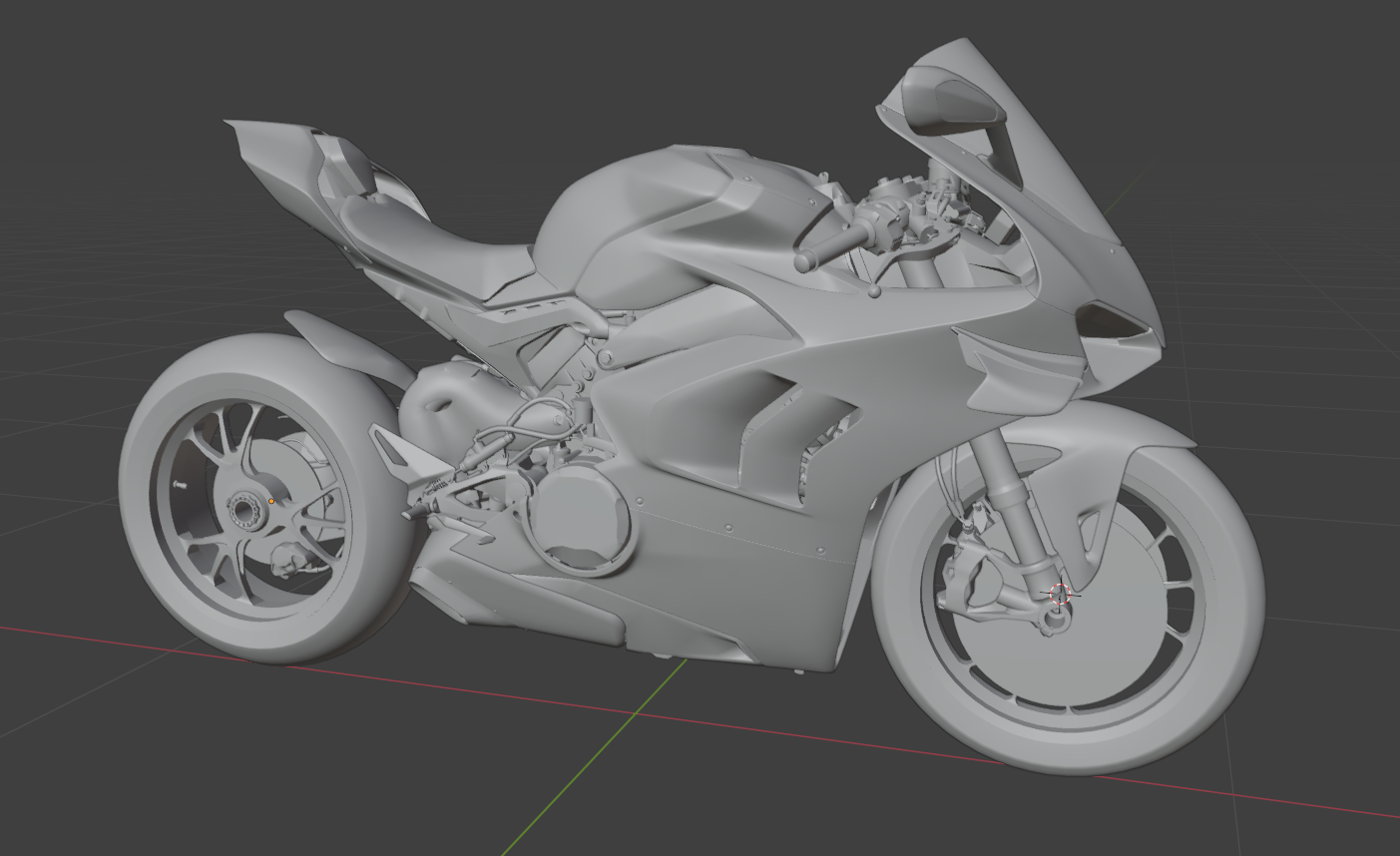 2019 Ducati Panigale V4 R: Gedetailleerd 3D-model