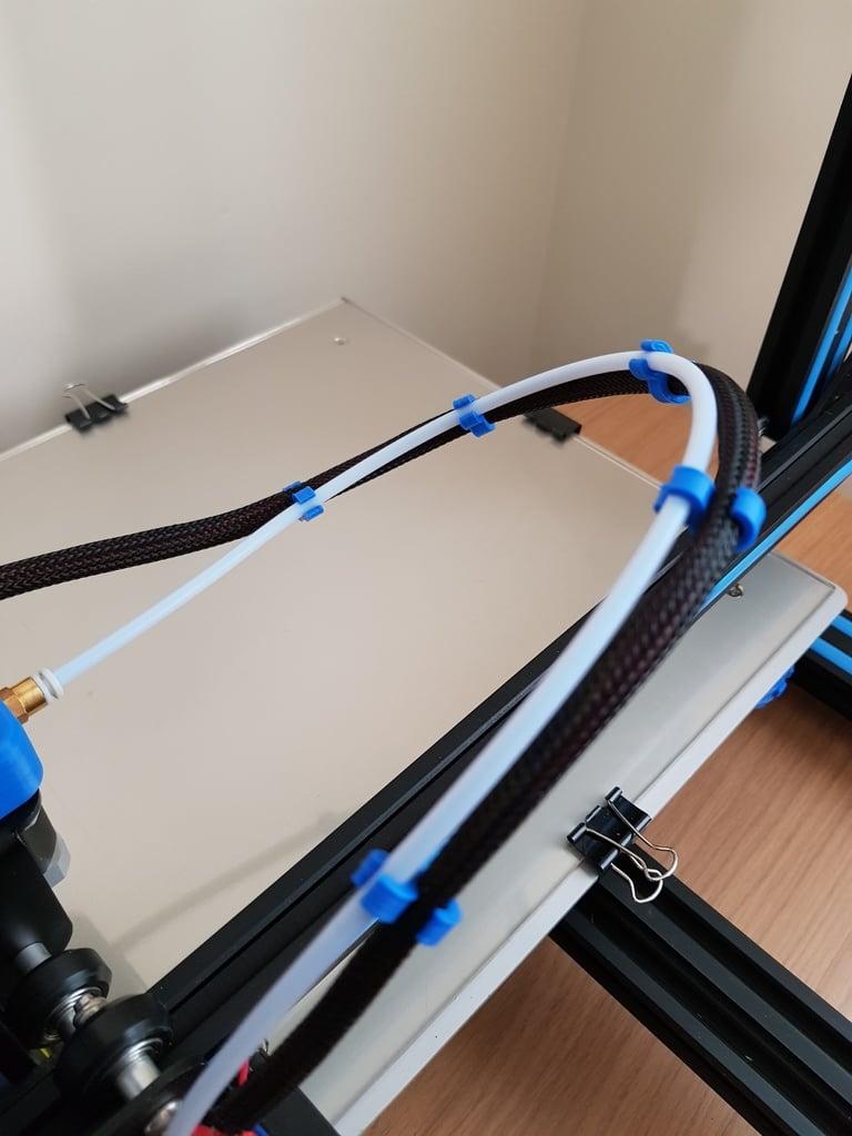Kabelhouder voor CR10 Bowden- en extruderkabels