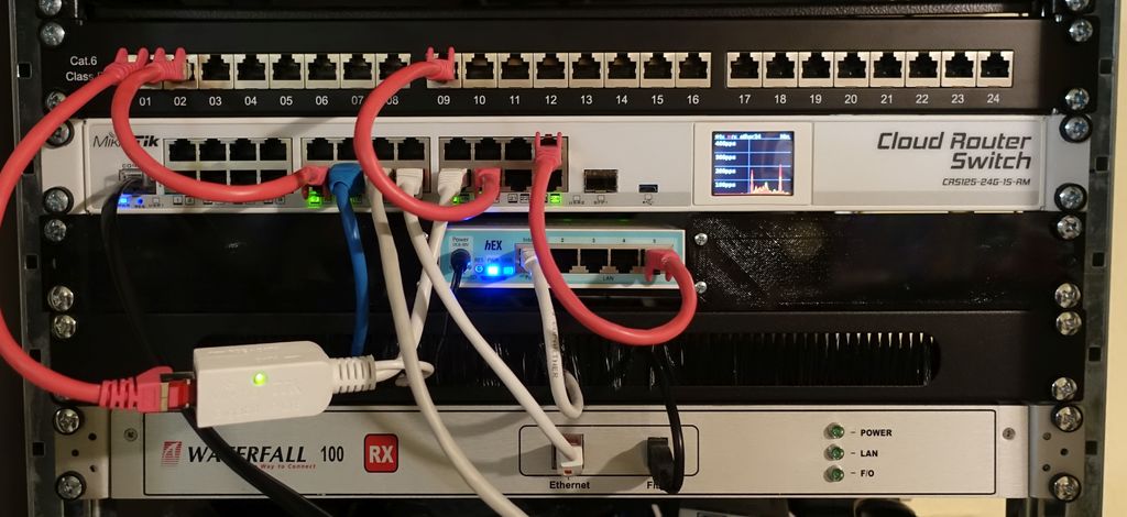 MikroTik hEX (S) 19 inch rackmontage