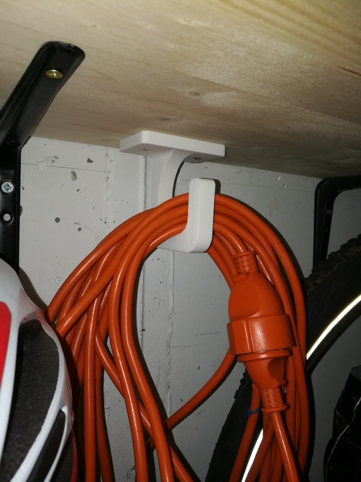 Robuuste kabelhaak voor 240V-verlengsnoeren – Optimale opslag