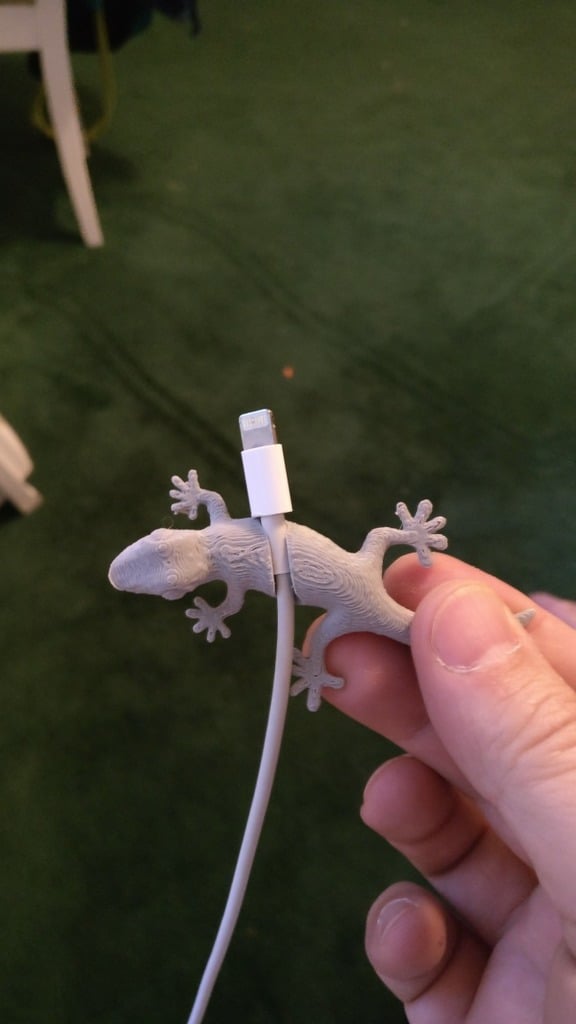 Gecko Draadhouder - Praktische Kabelhouder in Geckodesign