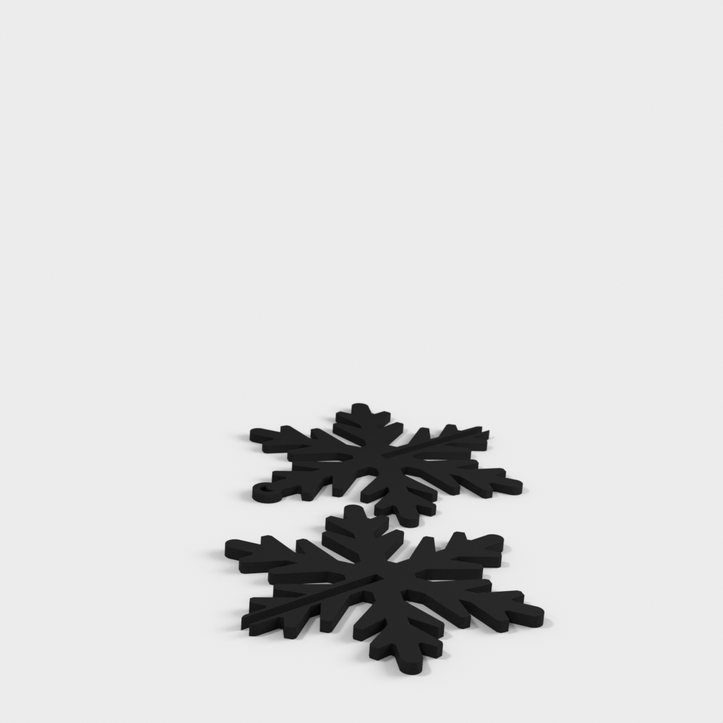 3D Sneeuwvlok Kerstversiering Ornamenten (3 Soorten)