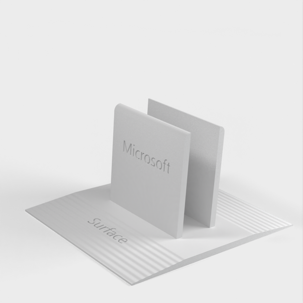 Surface Pro 1-standaard met gegraveerde Microsoft-logo&#39;s