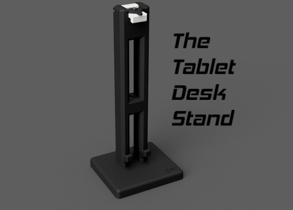 Universele verticale tafelstandaard voor tablets