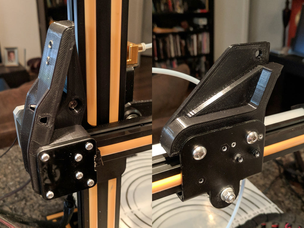 CR-10 Kabelgoot Montage