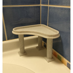 Romeinse organizer voor badkamer en wastafel