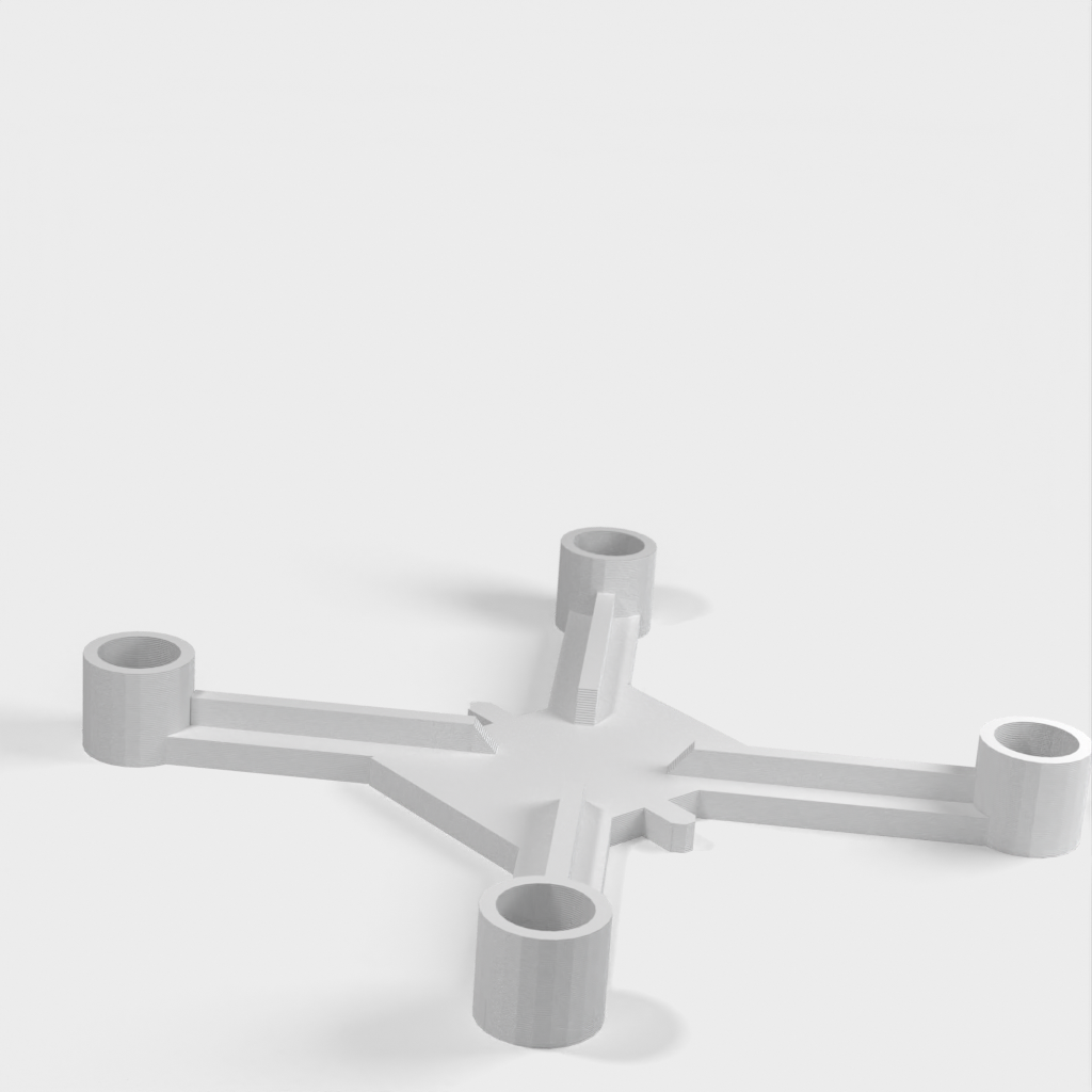 Micro Quadcopter-frame voor alle motormaten van 6 mm tot 8,5 mm