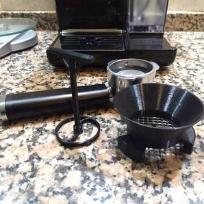 Espresso Portafilter Trechter met Verdeelfunctie
