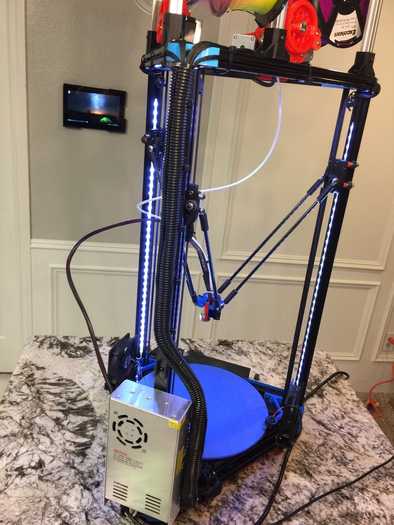 Kossel XL 2020 Zip Tie-beugel voor kabelbeheer