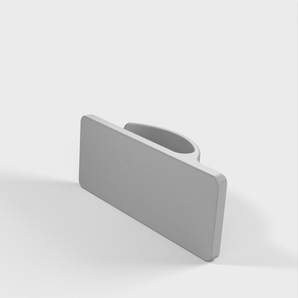 Kabelbeheerclips voor gladde oppervlakken