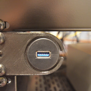 USB/DC-poortbeslag voor 19-inch rack