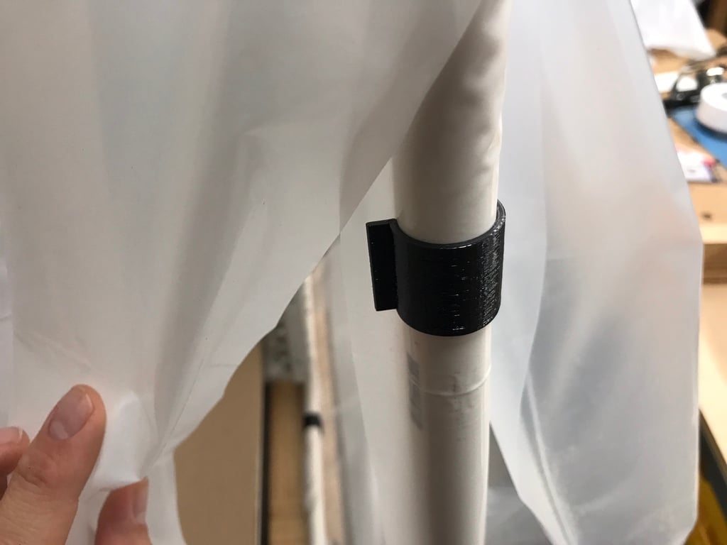 Praktische 1/2 inch PVC-buisklemmen voor folie en constructies