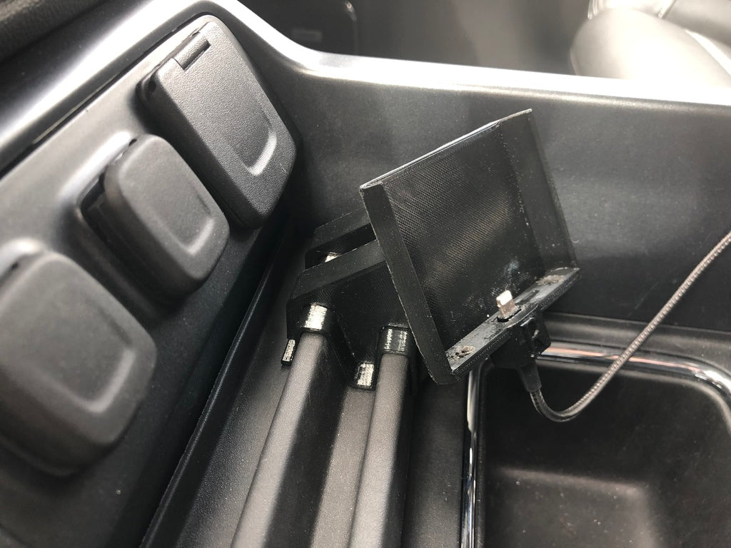 iPhone Houder voor GMC Sierra/Chevrolet Silverado (2014-2018) met Middenconsole