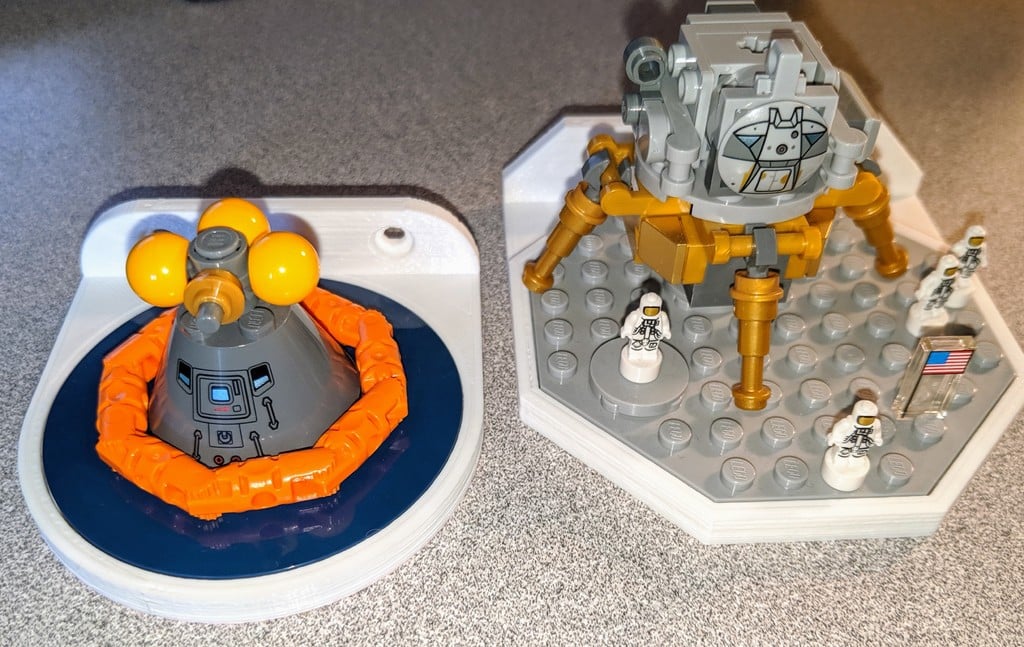 Lego Saturnus V Minimodel Muurbevestigingen