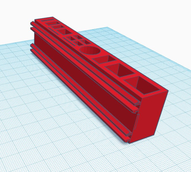 Gereedschapskist voor geëxtrudeerde aluminium rails – Organisatie voor Aquila, Ender 3 en meer