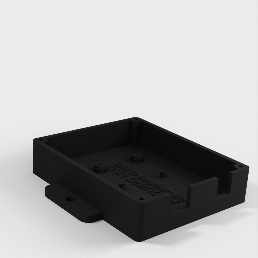Arduino box met montagekleppen en deksel voor DM DIYMORE kloon