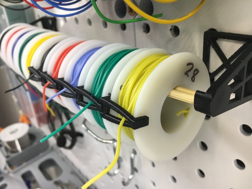 Pegboard Kabelhouder voor Spoelen