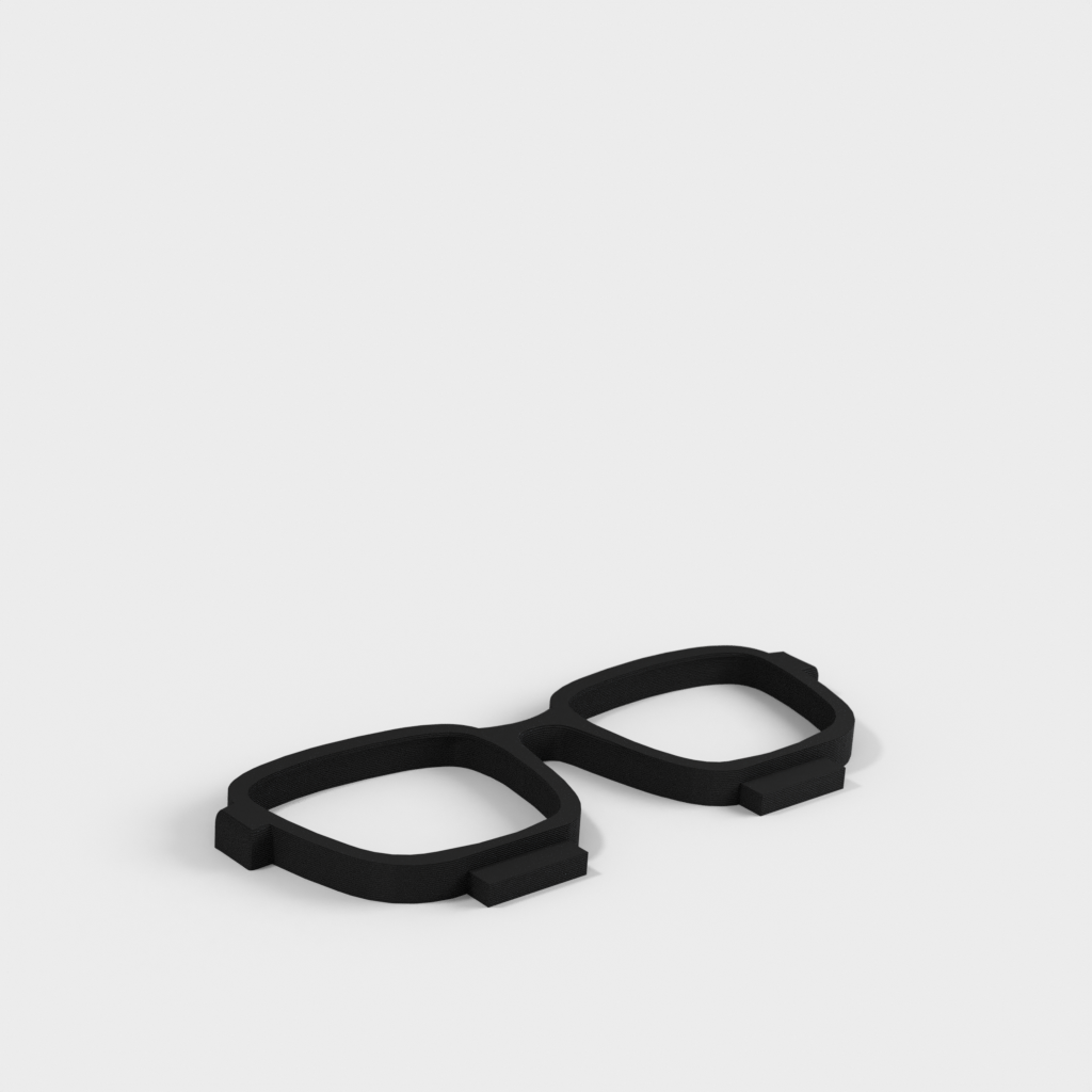 Eenvoudige visitekaarthouder - in de vorm van een bril