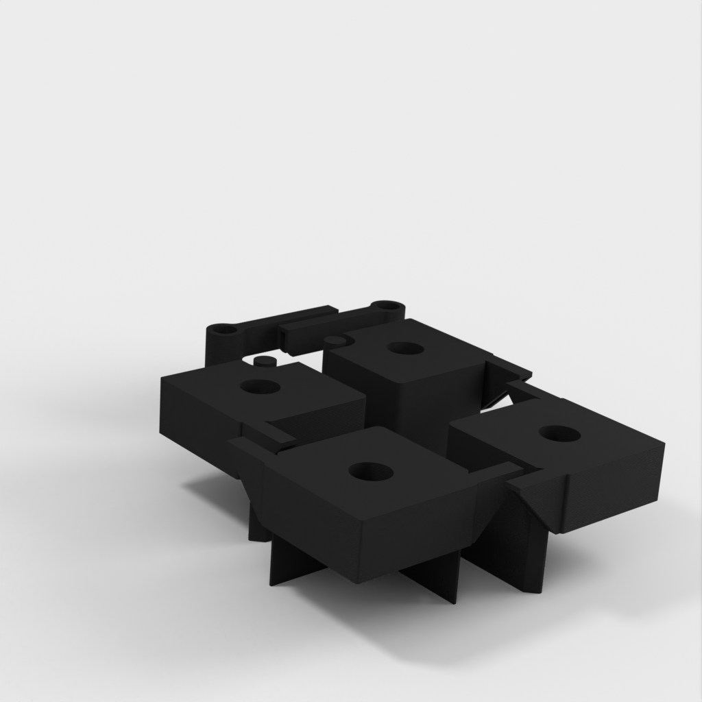 Verbeterde bovenhoeken voor Ikea Lack - 3D-printerbehuizing