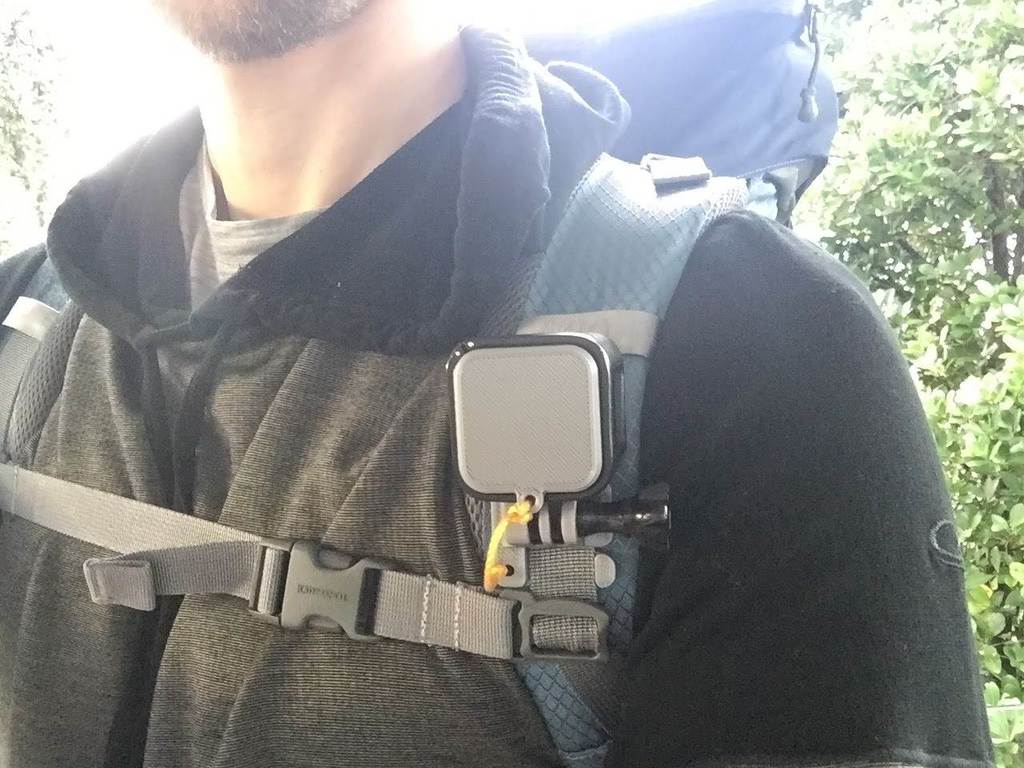 GoPro Session Rugzak Schouderriem Mount met Lenskap
