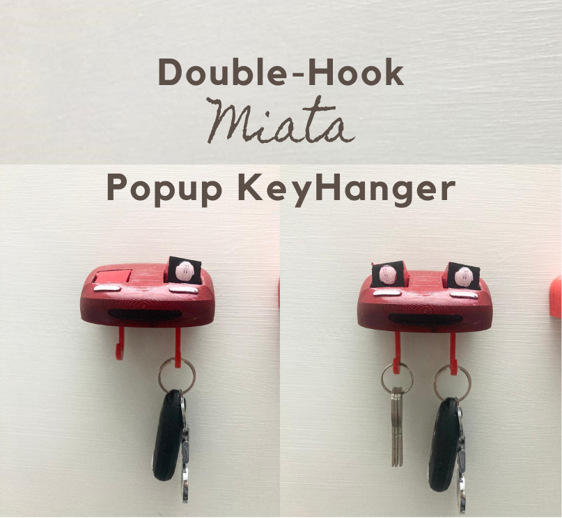 DOUBLE HOOK - Miata POPUP Sleutelhanger