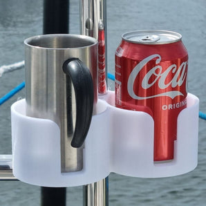 Bekerhouder voor montage op 25mm leuning