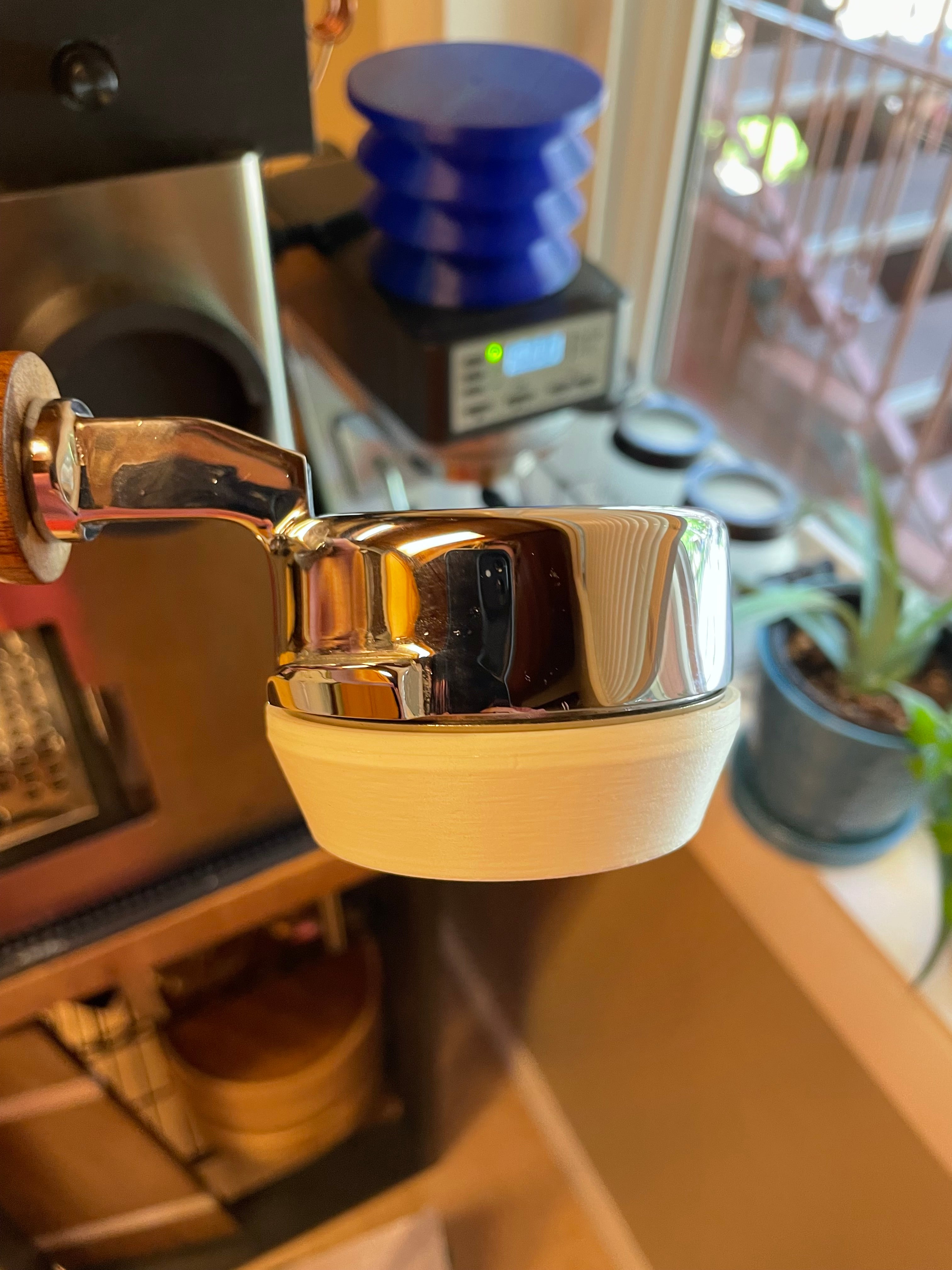 Magnetische doseerring voor espressokoffiefilter